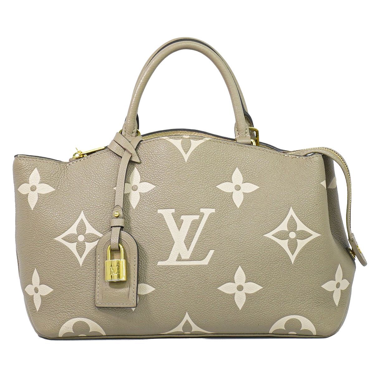 Louis Vuitton LV Petit Palais PM Bicolor Monogram Empreinte Leather Handbag