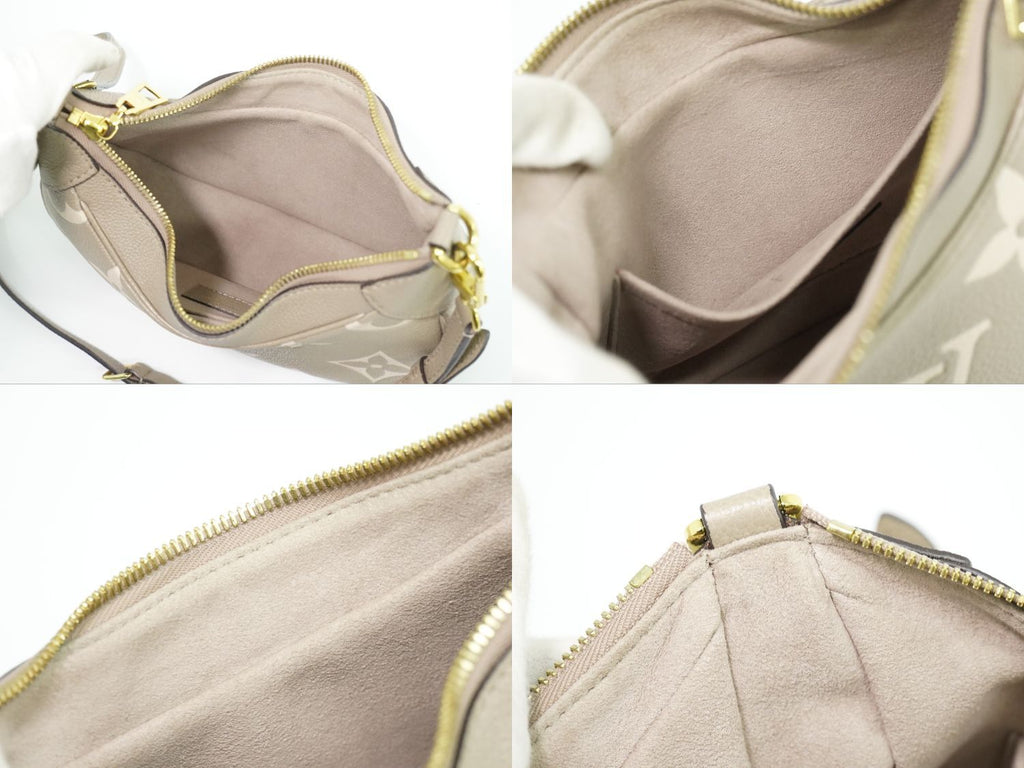 Louis Vuitton LV Bagatelle NM Bicolor Monogram Empreinte Leather 2-Way Shoulder — view 8