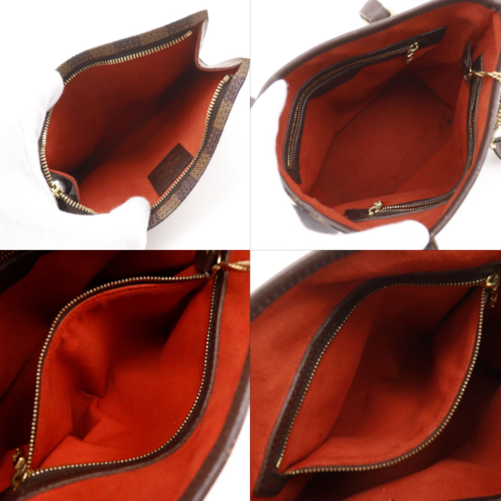 Louis Vuitton Marais Damier Canvas Brown Tote — view 6