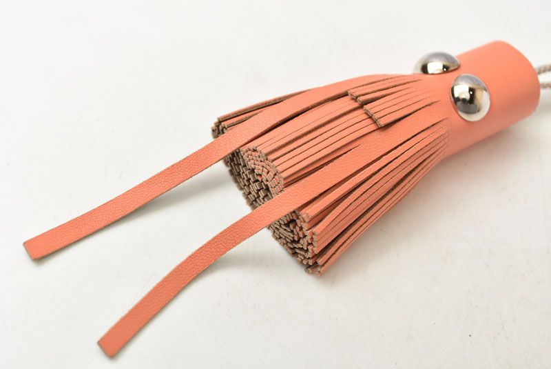 Hermes Bag Charm Strap Key Holder Sylvania Squid Petit Ash Flamingo Ornament — view 3