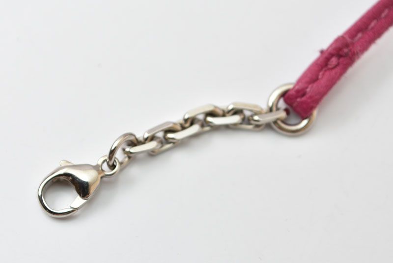 Hermes Book Mark Charm Carmenchita Grand Pompon 23 Pink Keychain — view 2
