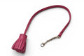 Hermes Book Mark Charm Carmenchita Grand Pompon 23 Pink Keychain