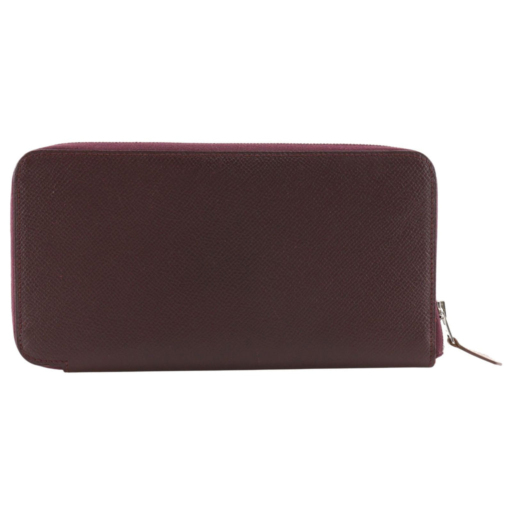 Hermes Azap Long Silk in Veau Winered a Wallet