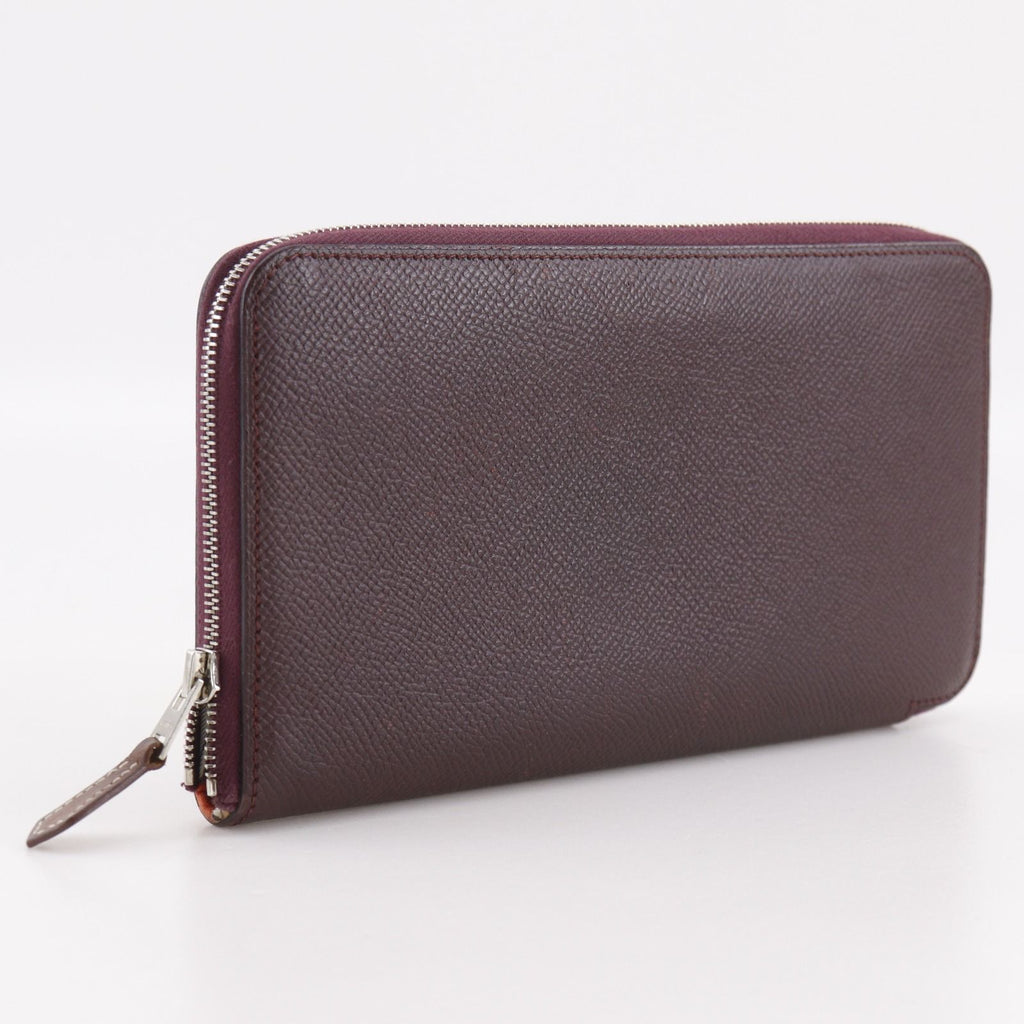 Hermes Azap Long Silk in Veau Winered a Wallet — view 3