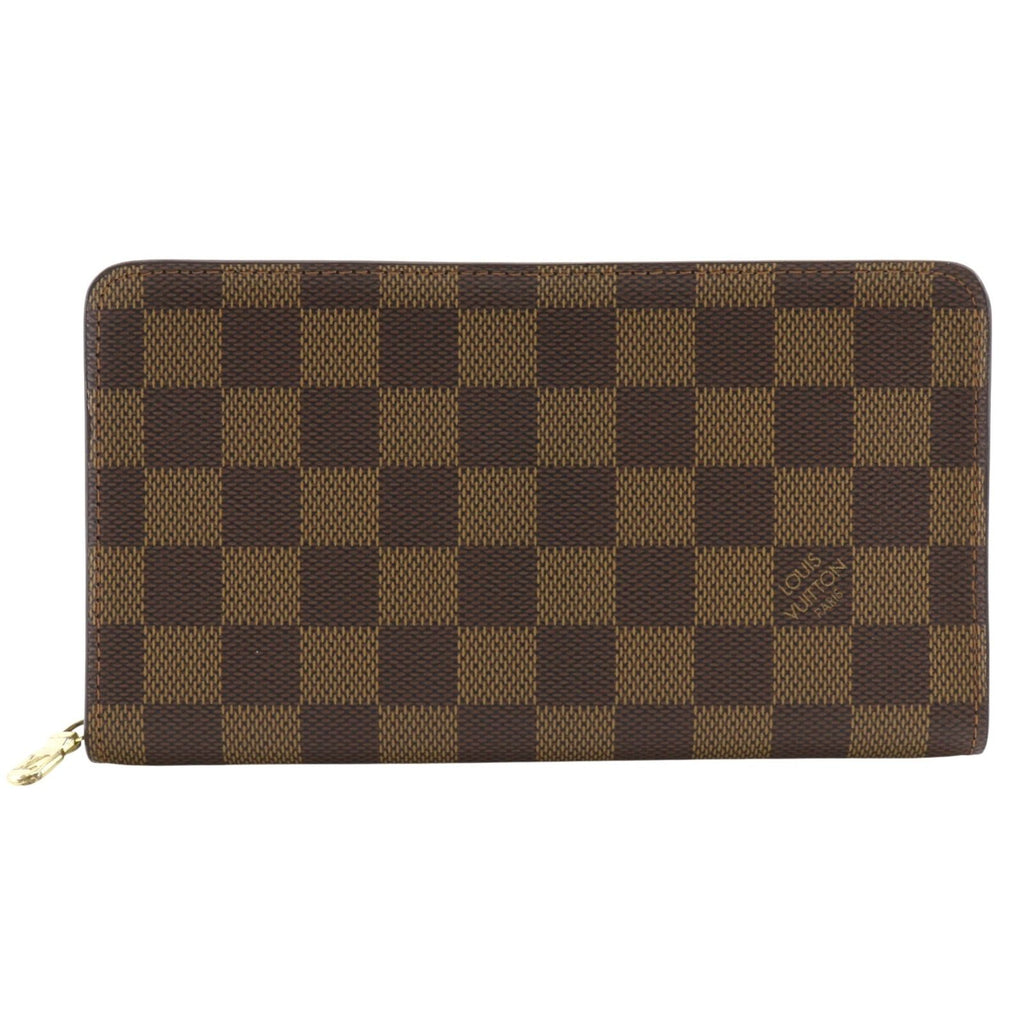 Louis Vuitton Porte-Monnaie Zip Around Damier Canvas Brown