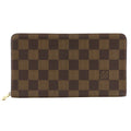 Louis Vuitton Porte-Monnaie Zip Around Damier Canvas Brown
