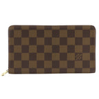 Louis Vuitton Porte-Monnaie Zip Around Damier Canvas Brown