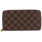 Louis Vuitton Zippy Wallet Damier Canvas Brown
