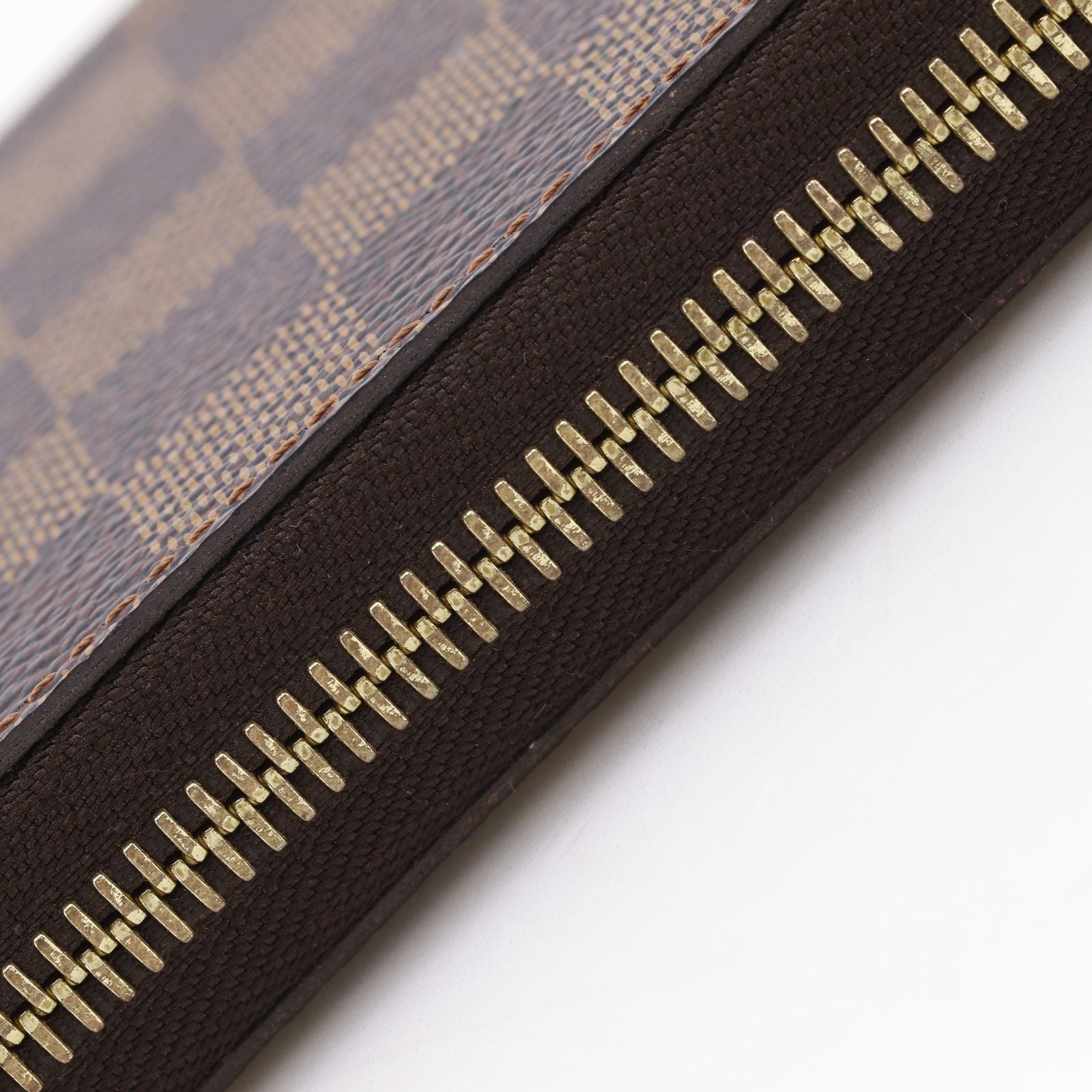 Louis Vuitton Zippy Wallet Damier Canvas Brown — view 9