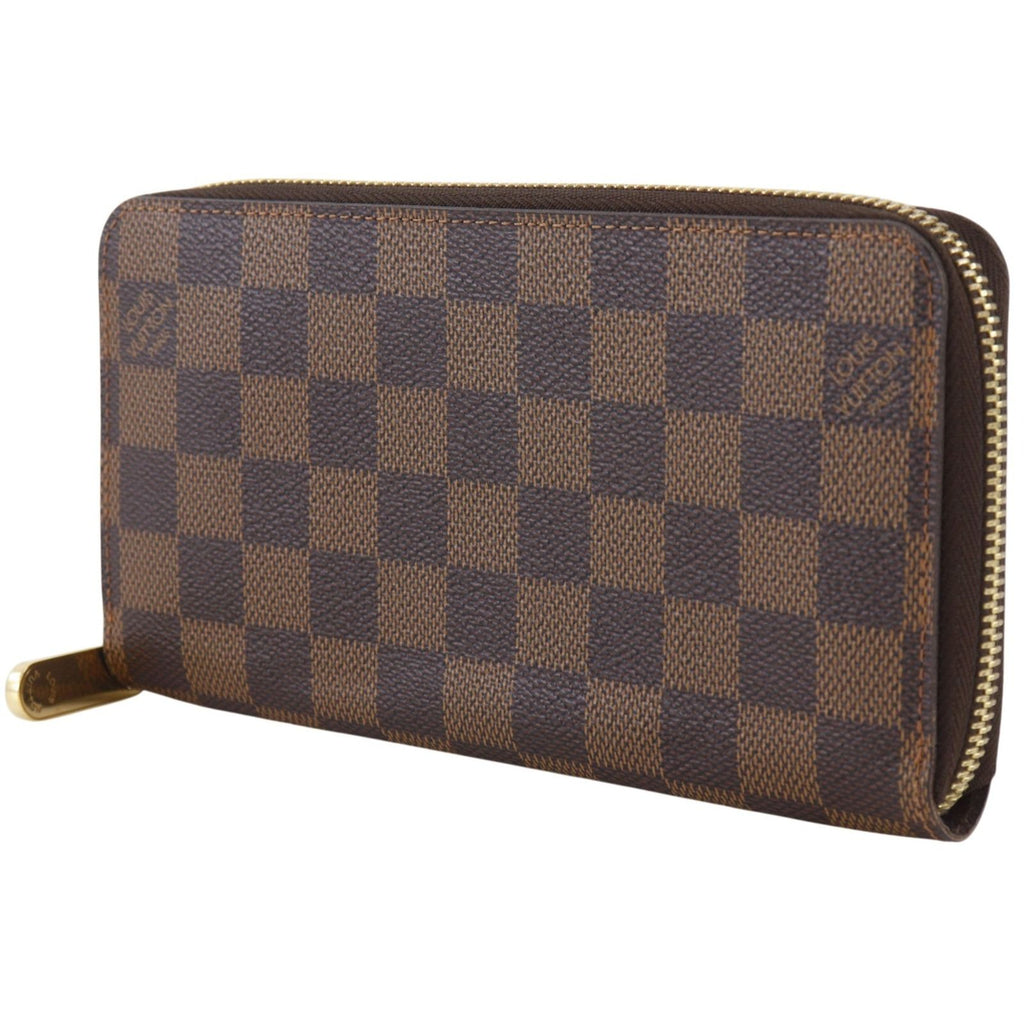 Louis Vuitton Zippy Wallet Damier Canvas Brown — view 2