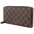 Louis Vuitton Zippy Wallet Damier Canvas Brown — view 2