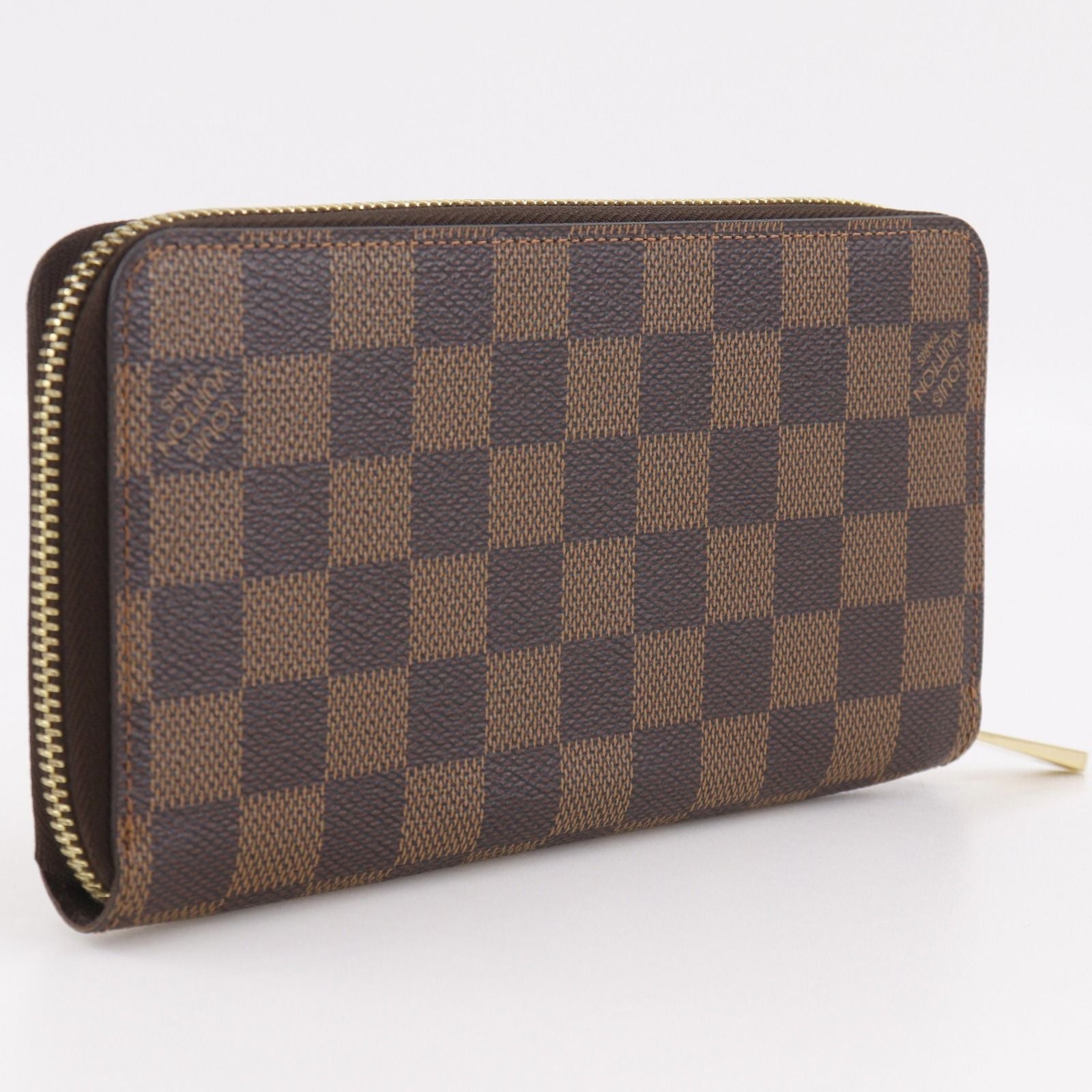 Louis Vuitton Zippy Wallet Damier Canvas Brown — view 3