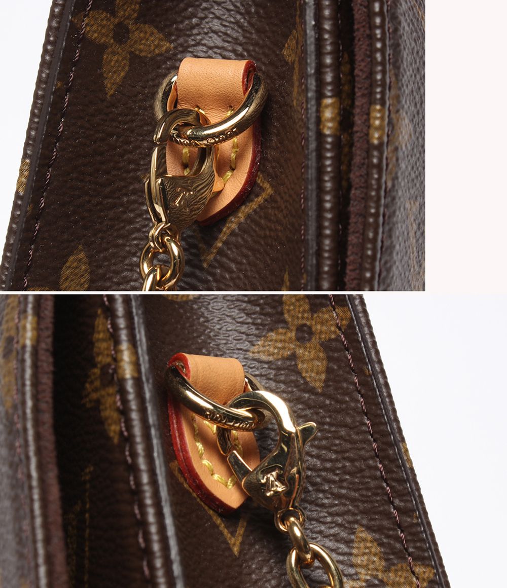 Louis Vuitton Shoulder Wallet Bag Clutch Crossbody on Chain Lily Monogram — view 8