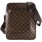 Louis Vuitton Olaf MM Damier Canvas Brown Shoulder