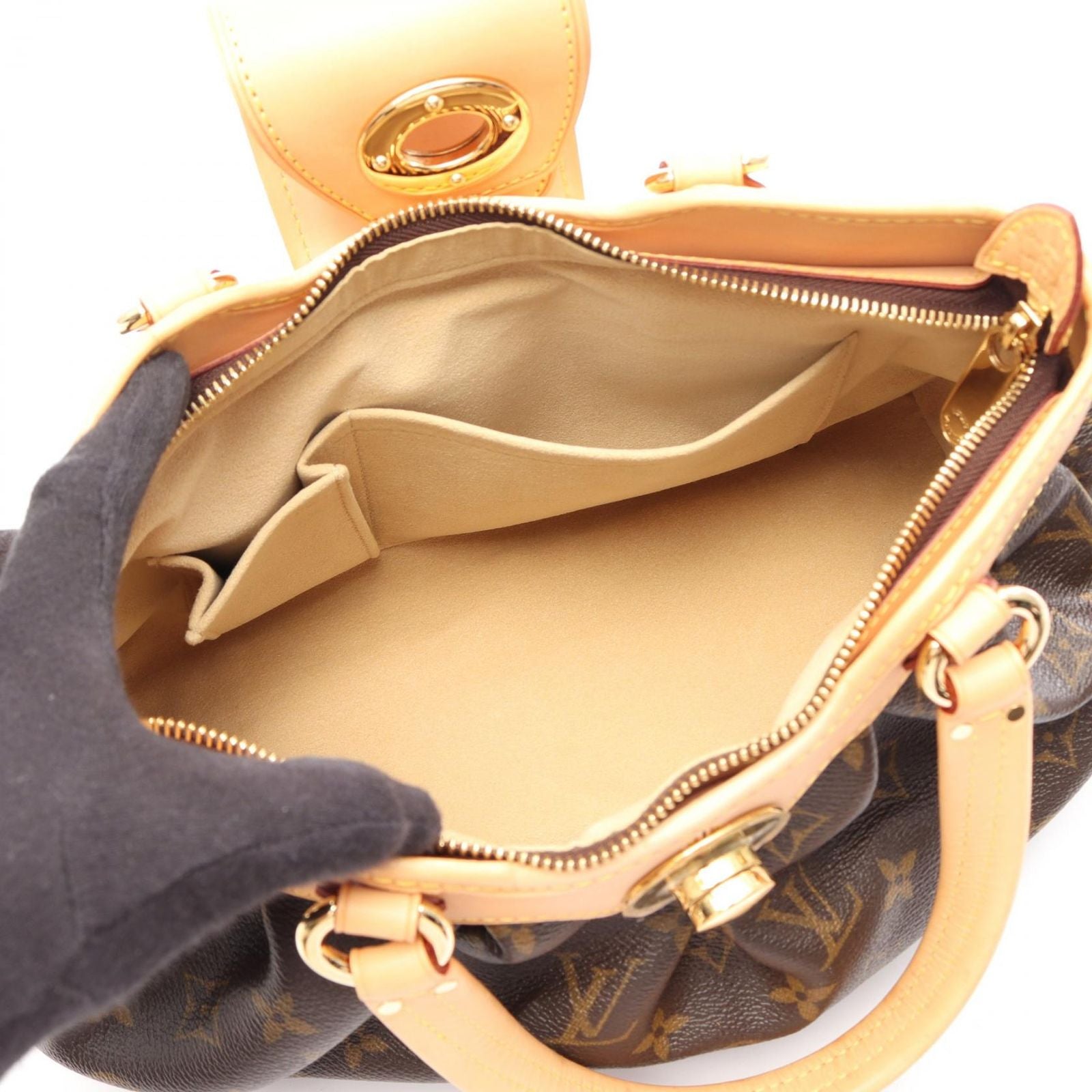 Louis Vuitton Handbag PM Monogram Canvas Leather PM — view 3