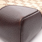 Gucci Shoulder Bag GG Canvas Beige Dark Brown — view 5