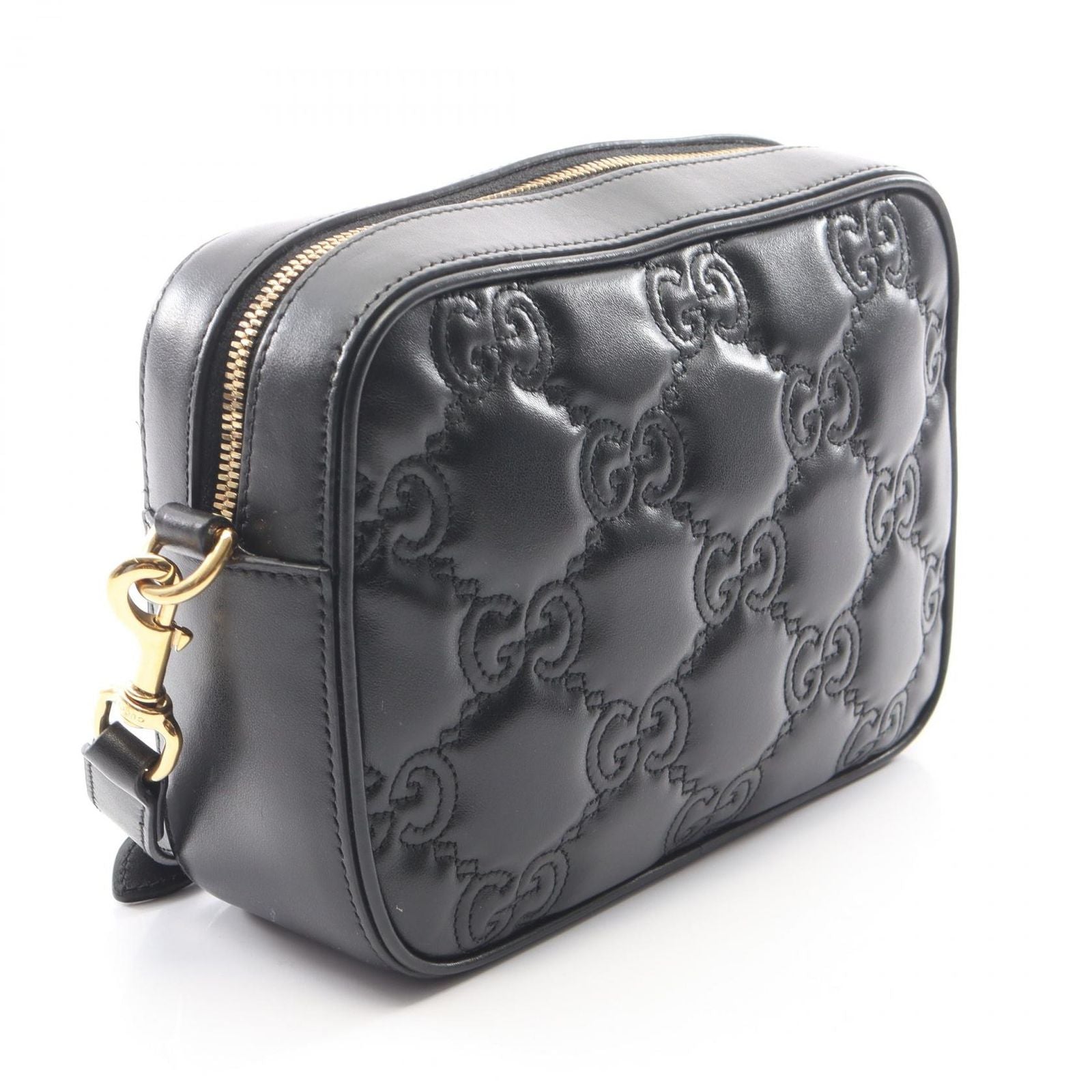 Gucci Shoulder Bag GG Matelasse Small Black Leather — view 2