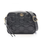 Gucci Shoulder Bag GG Matelasse Small Black Leather