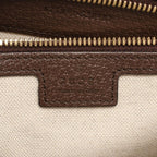 Gucci Shoulder Bag Jumbo GG Beige Brown Canvas Leather — view 4