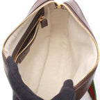 Gucci Shoulder Bag Jumbo GG Beige Brown Canvas Leather — view 3
