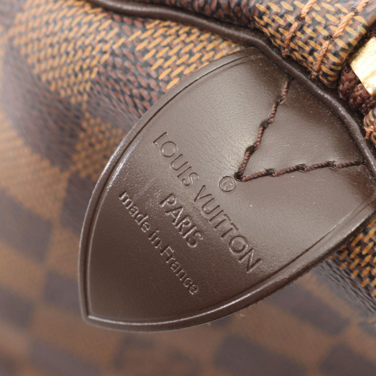 Louis Vuitton Handbag Speedy 30 Damier Ebene Canvas Leather — view 4