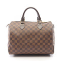 Louis Vuitton Handbag Speedy 30 Damier Ebene Canvas Leather