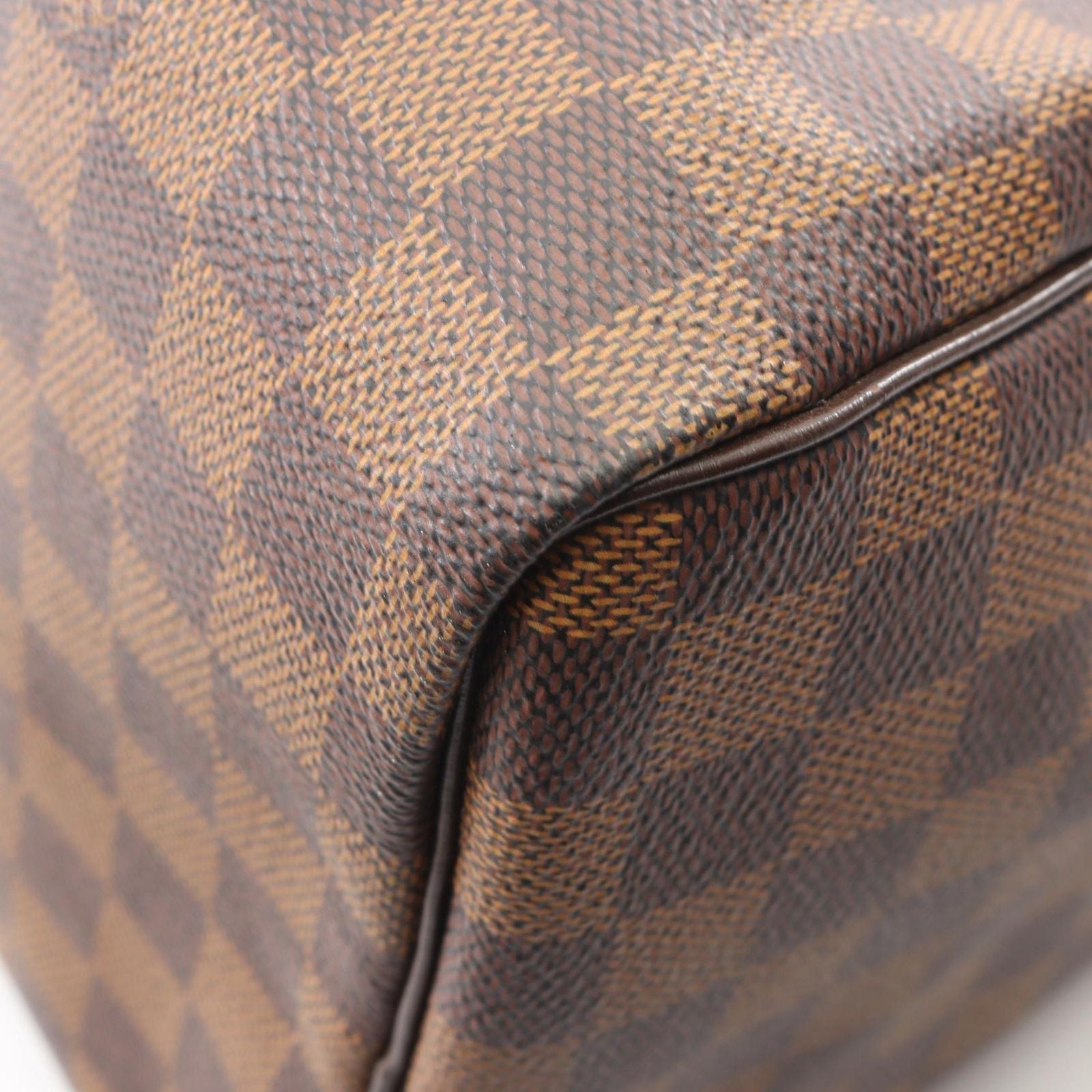 Louis Vuitton Handbag Speedy 30 Damier Ebene Canvas Leather — view 8