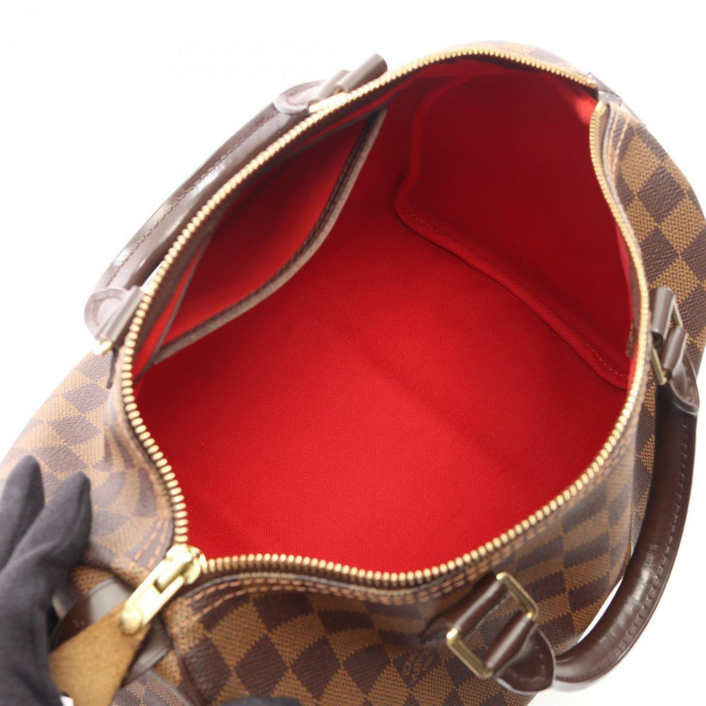 Louis Vuitton Handbag Speedy 30 Damier Ebene Canvas Leather — view 3