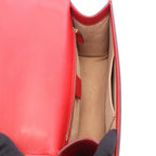 Gucci Shoulder Bag Sylvie Small Web Line Red Leather 2-Way — view 3