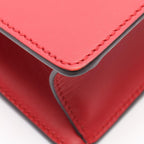 Gucci Shoulder Bag Sylvie Small Web Line Red Leather 2-Way — view 6