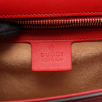 Gucci Shoulder Bag Sylvie Small Web Line Red Leather 2-Way — view 4