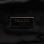 Prada Backpack Triangle Logo Black Nylon — view 4
