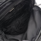 Prada Backpack Triangle Logo Black Nylon — view 3