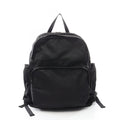 Prada Backpack Triangle Logo Black Nylon