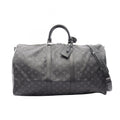 Louis Vuitton Boston Bag Keepall Bandouliere 55 2-Way Canvas Leather