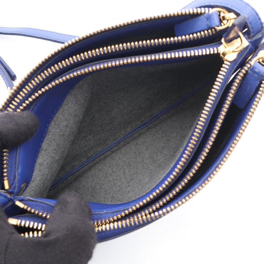 Celine Shoulder Bag Trio Small Blue Leather — view 3