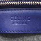 Celine Shoulder Bag Trio Small Blue Leather — view 4