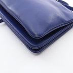 Celine Shoulder Bag Trio Small Blue Leather — view 5