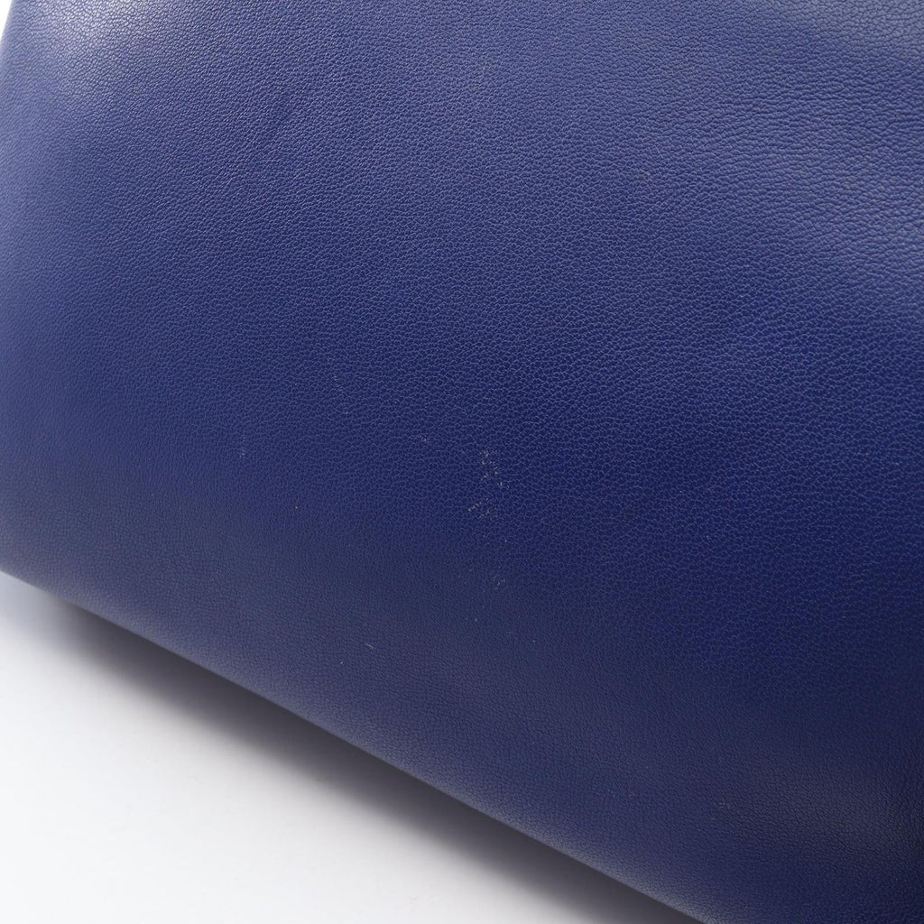 Celine Shoulder Bag Trio Small Blue Leather — view 6