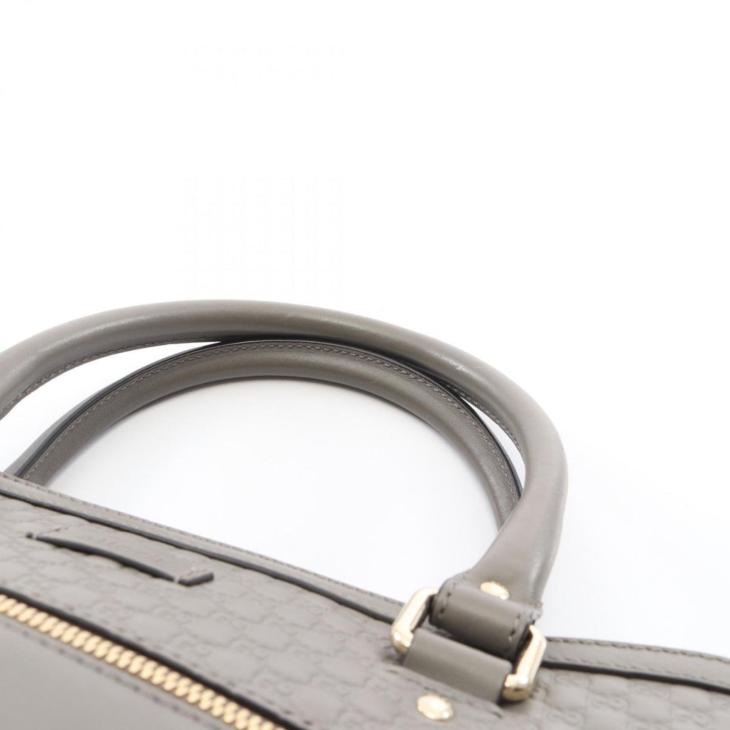 Gucci Micro Guccissima 2-Way Gray Leather Guccissima Shoulder — view 9