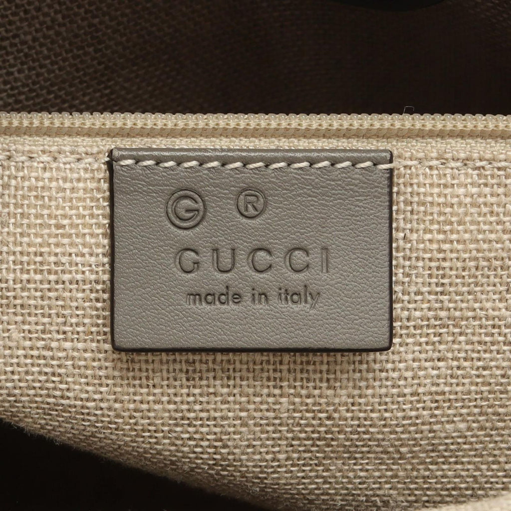 Gucci Micro Guccissima 2-Way Gray Leather Guccissima Shoulder — view 4