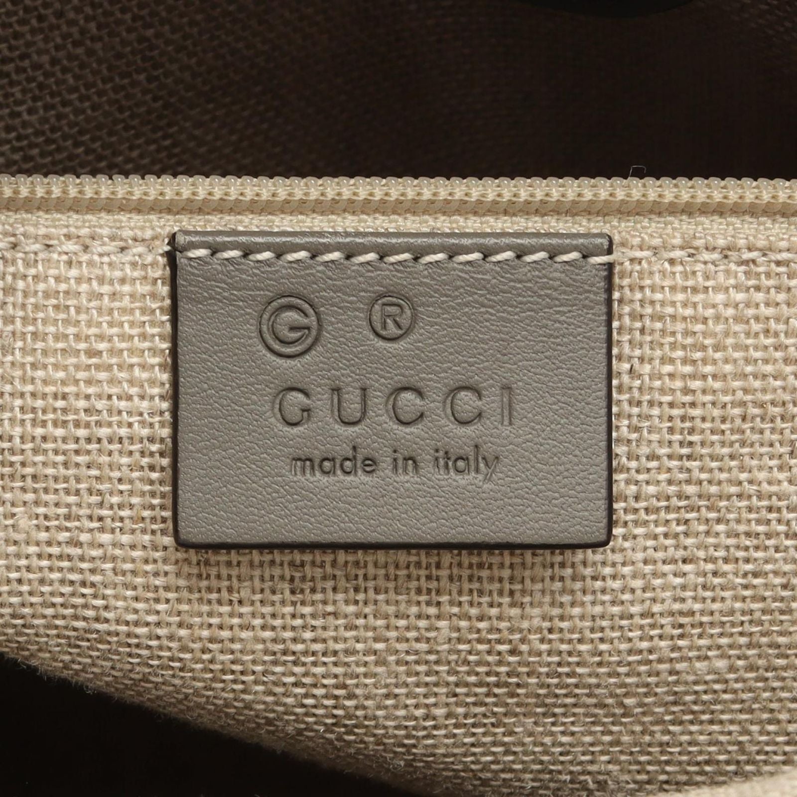 Gucci Micro Guccissima 2-Way Gray Leather Guccissima Shoulder — view 4