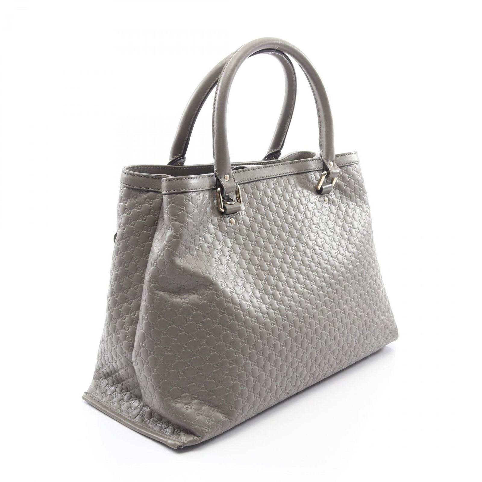 Gucci Micro Guccissima 2-Way Gray Leather Guccissima Shoulder — view 2