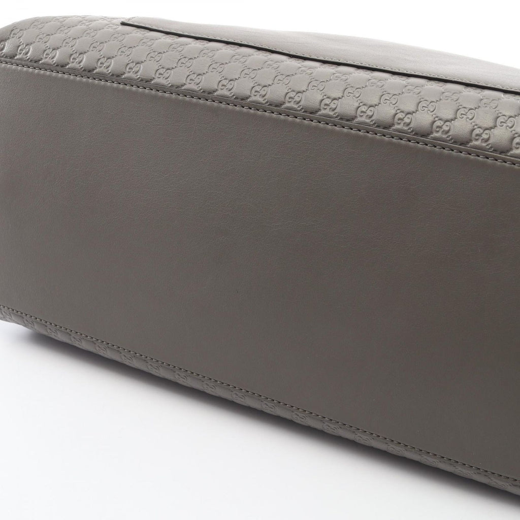 Gucci Micro Guccissima 2-Way Gray Leather Guccissima Shoulder — view 6