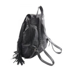 Saint Laurent Paris Backpack Festival Fringe Black Leather — view 2
