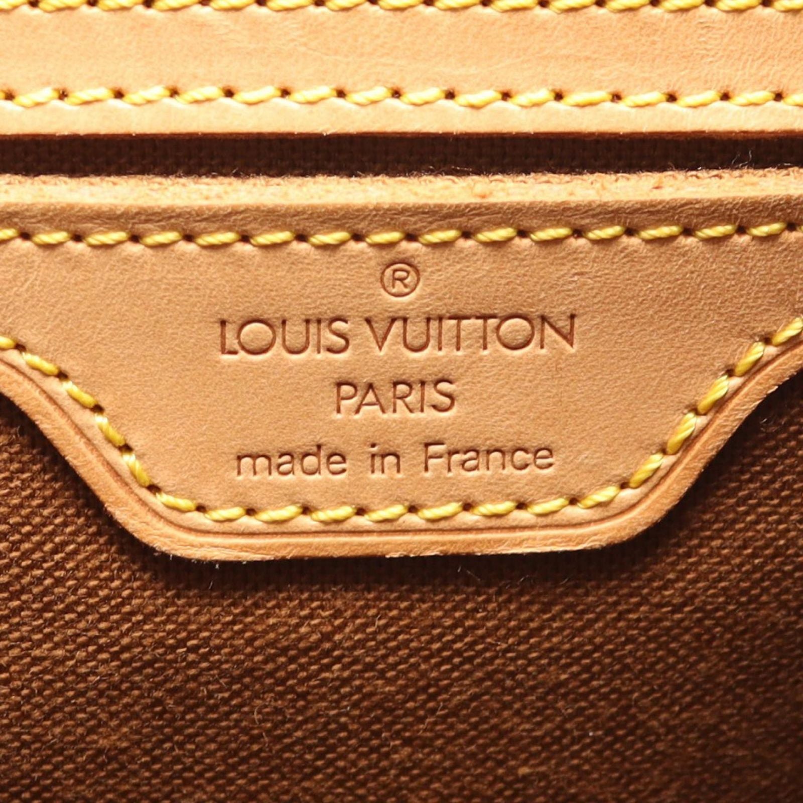 Louis Vuitton Backpack Montsouris GM Canvas Leather — view 4