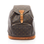 Louis Vuitton Backpack Montsouris GM Canvas Leather