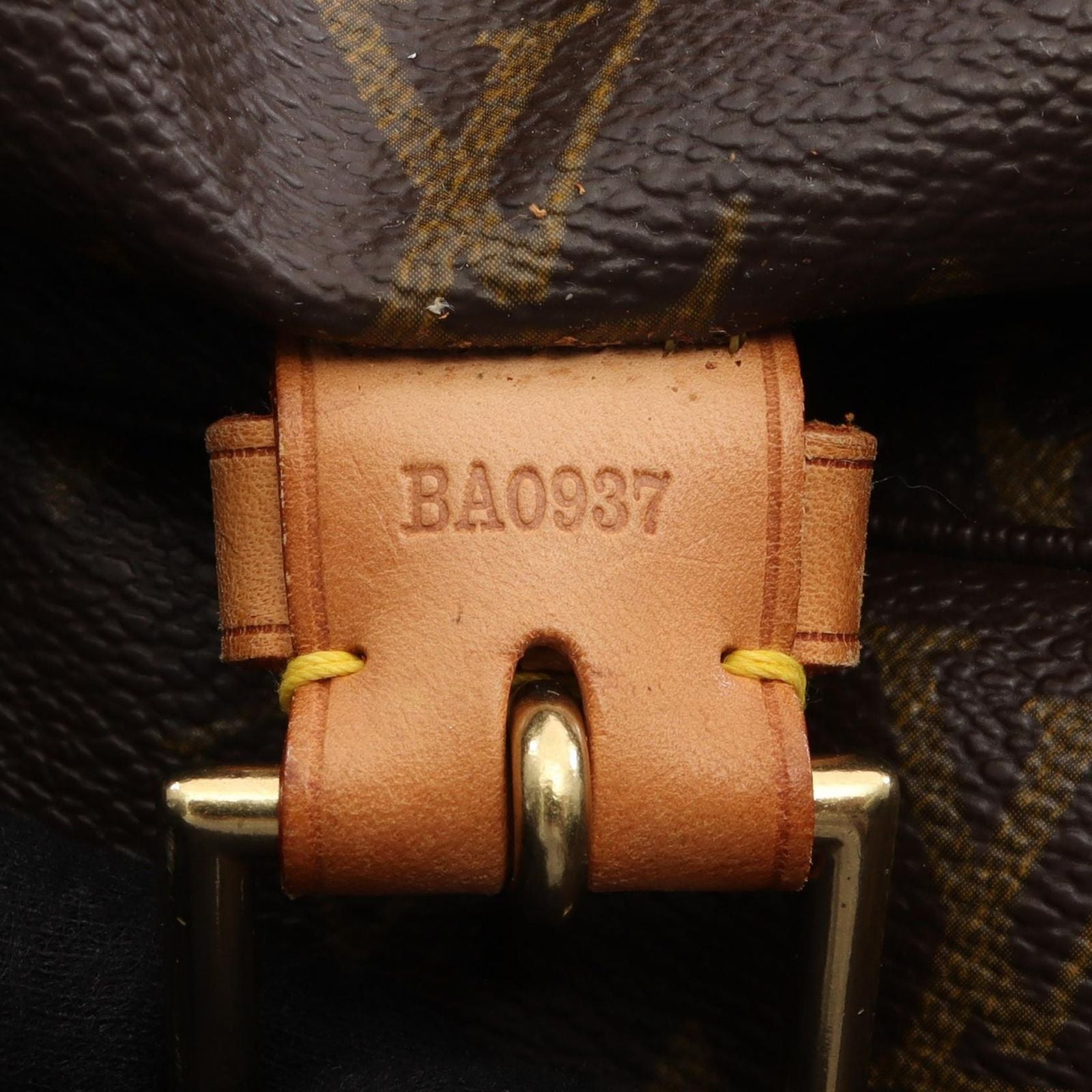 Louis Vuitton Backpack Montsouris GM Canvas Leather — view 5