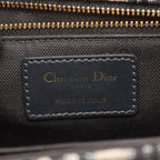 Dior Shoulder Bag 30 Montaigne Oblique Navy Canvas Leather — view 4