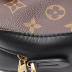 Louis Vuitton Shoulder Bag Saintonge Noir Canvas Leather — view 6